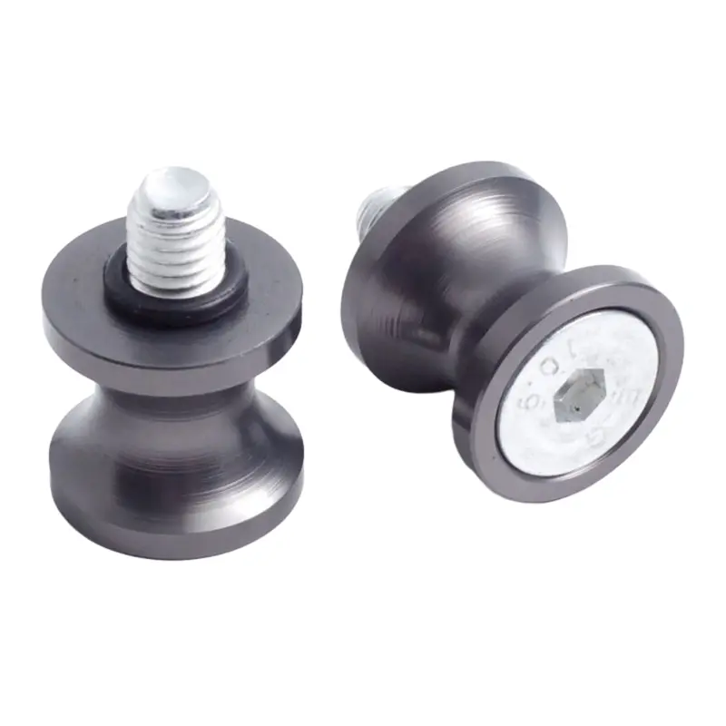 Whites Swingarm Bobbins  Black  10mm x 1.25mm
