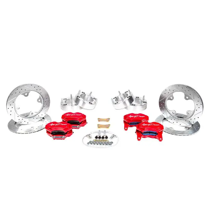 Polaris Turbo Big Brake Kit Front & Rear Red (2016-2022)