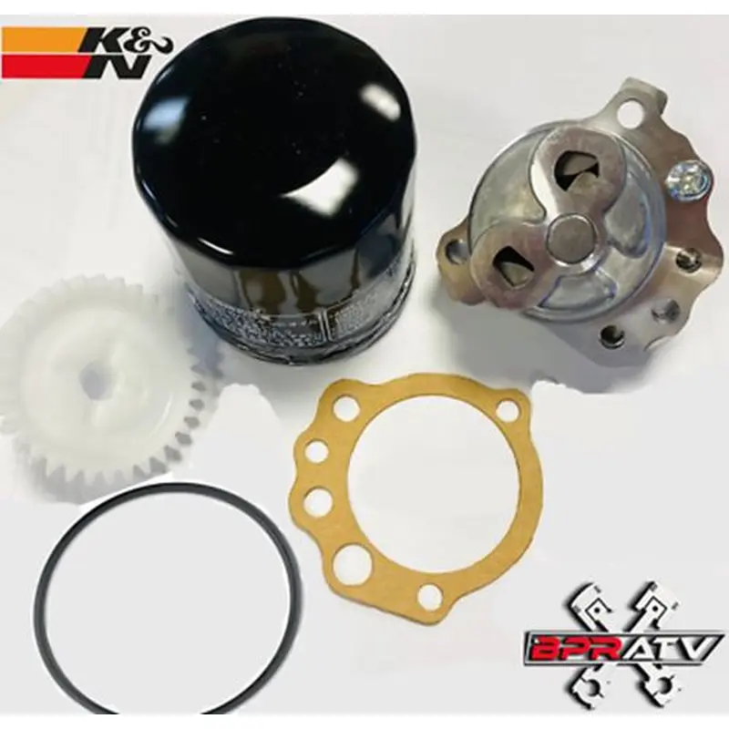 Raptor 660 Oil Pump Aftermarket Filter Gear Gasket NGK Plug Complete Tune Up Kit