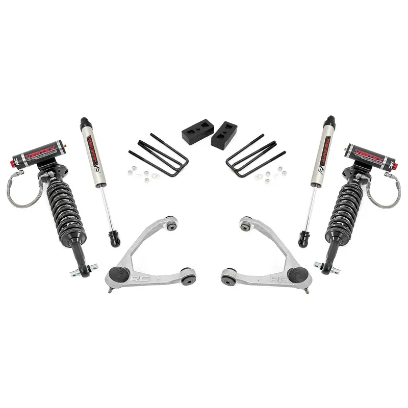 3.5 Inch Lift Kit | Forged UCA | Cast Steel | Vertex/V2 | Chevy/GMC 1500 (07-13) | 19857