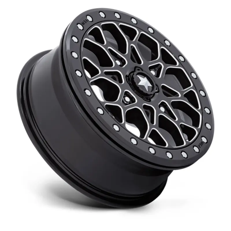 PORTAL UTV BL 15X6 4X156 G-BLK MILL +38