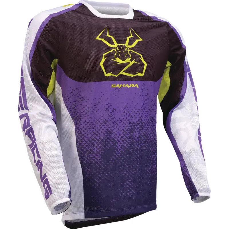 MOOSE OFFROAD Sahara Jersey - Purple/Hi-Viz - Medium 2910-8347