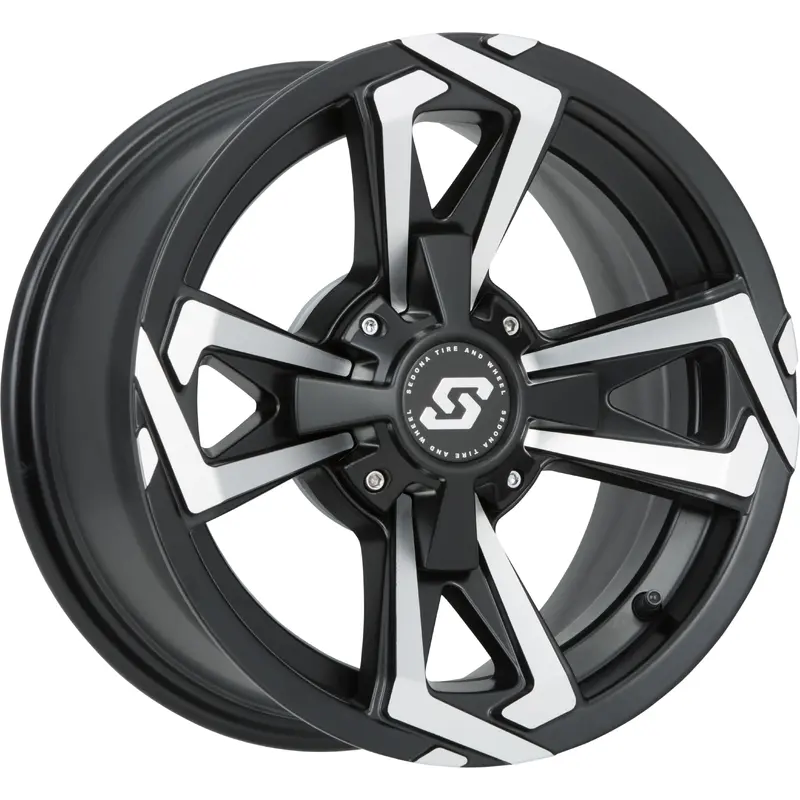 RIOT WHEEL 14X7 4/137 5+2 (+10MM) BLK/MACHINED