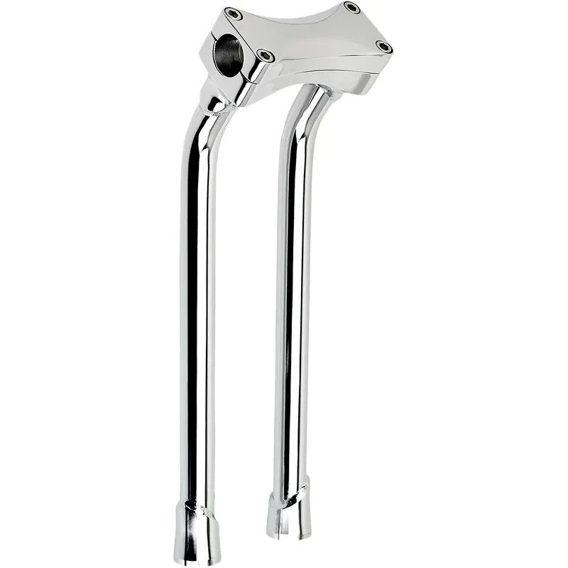 BILTWELL Murdock O/S Risers - Pullback - 14" - Chrome 6414-105-14