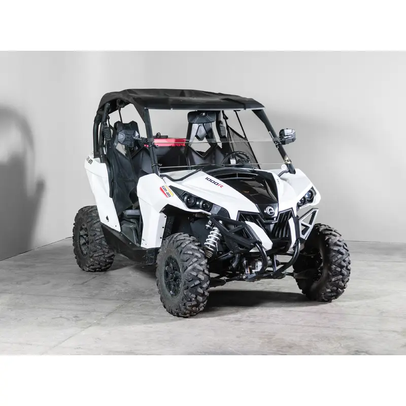 TERRARIDER CAN-AM MAVERICK HALF UTV WINDSHIELD - SCRATCH RESISTANT 3/16