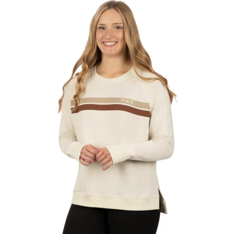 Chandail Ecourt  Col Rond Side Star Femme