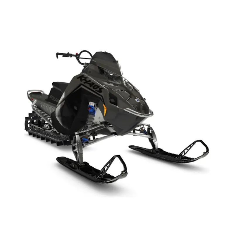 New 2025 Polaris 850 RMK KHAOS 155 Shadow Gray / Gloss Black