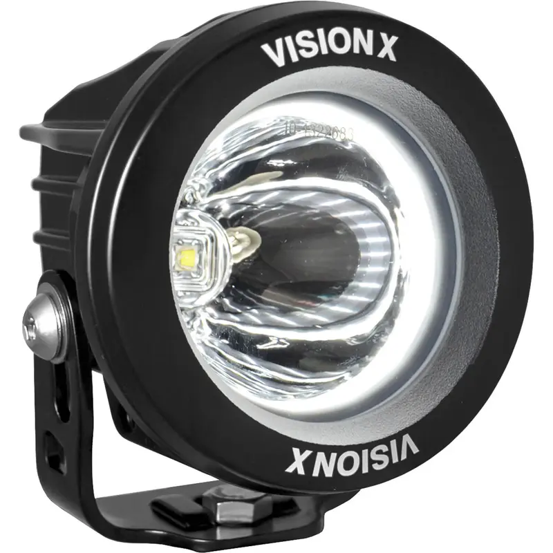 3.7" Optimus Round 15 Beam with White Halo LED Light