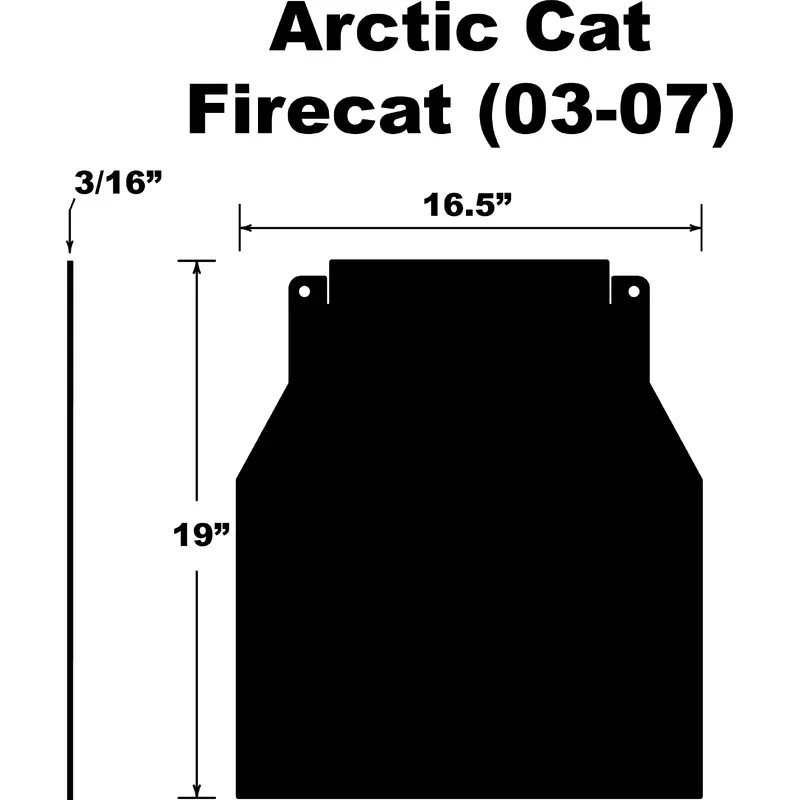 Snowflap  Arctic Cat Firecat/Sabercat 03 07