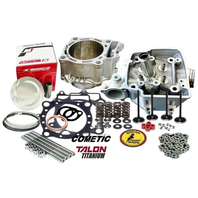 06+ TRX450R Ported Port Head Porting Top End Rebuild Kit Kibblewhite Valves 96mm