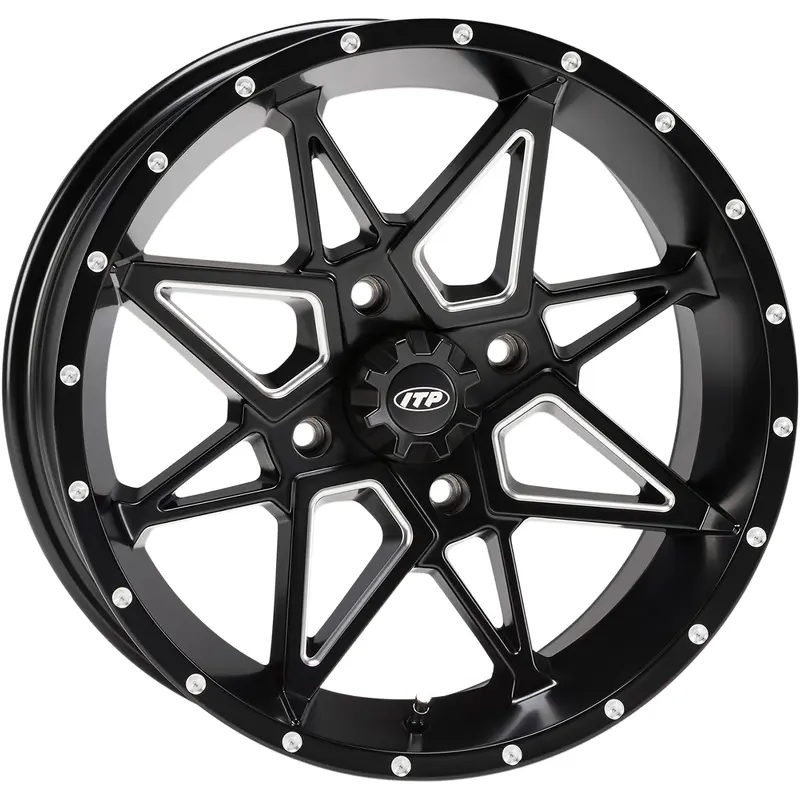 ITP Wheel - Tornado - Front/Rear - Black - 15x7 - 4/110 - 5+2 1521956727B
