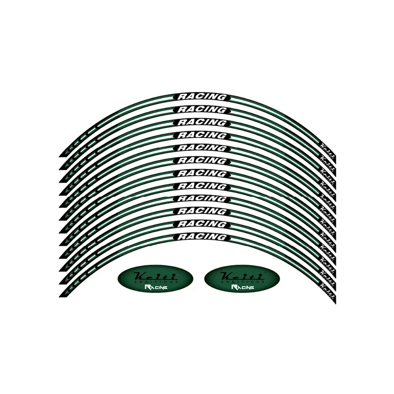 KEITI REFLECTIVE WHEEL 3 STRIPE RACING WS820G [GREEN]