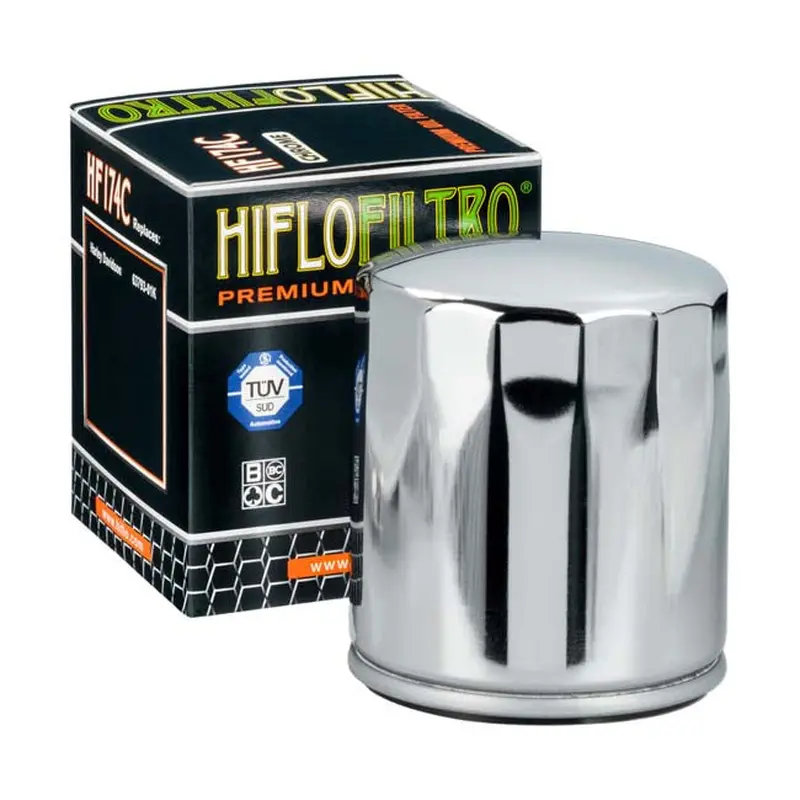 HF174C Chrome Oil Filter German TUV Approved Hiflo