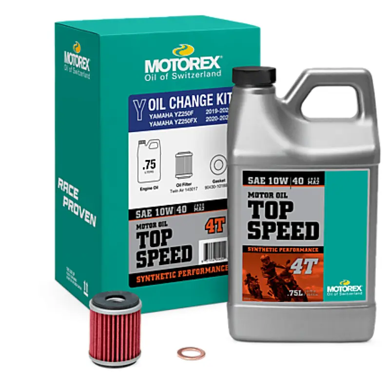 Motorex Top Speed Oil Change Kit Yamaha 0.75L 10W/40 | 311243