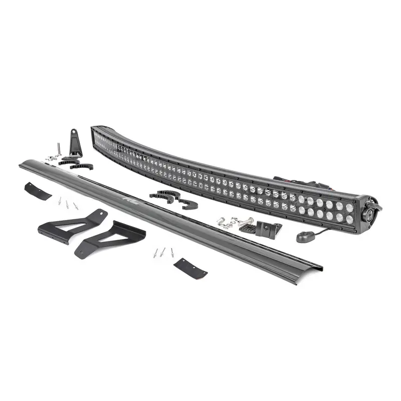 LED Light Kit | Windshield Mount | 50" BLK Dual Row | Jeep Cherokee XJ (84-01) | 70072