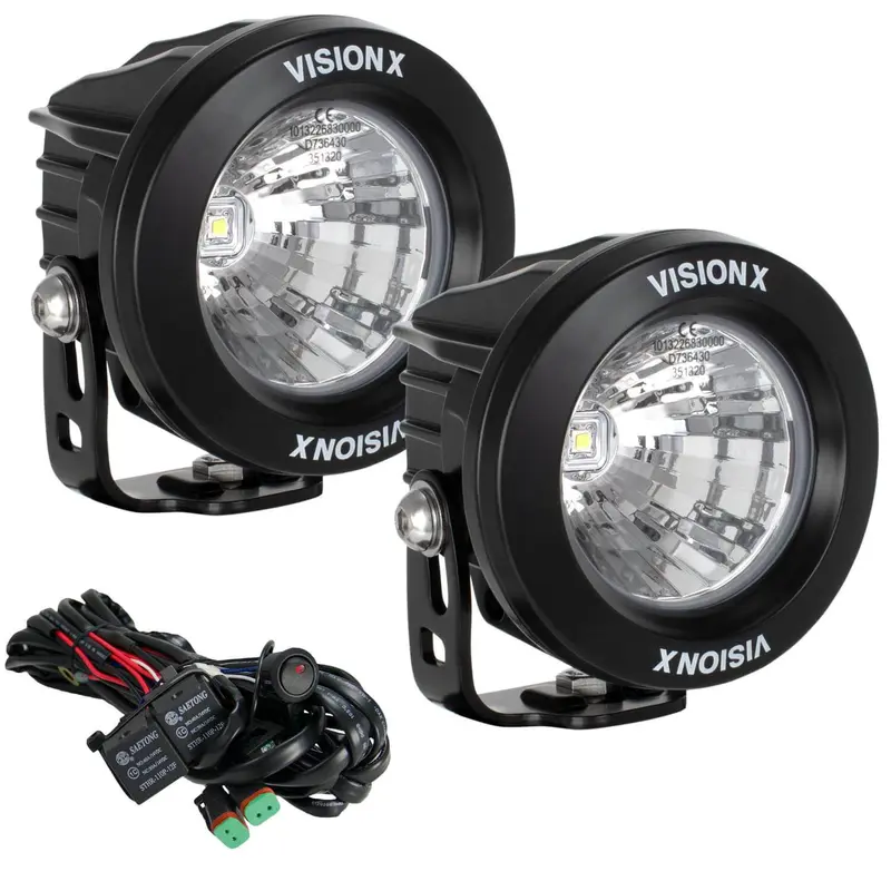 3.7" Optimus Round 20 Beam LED Light Kit