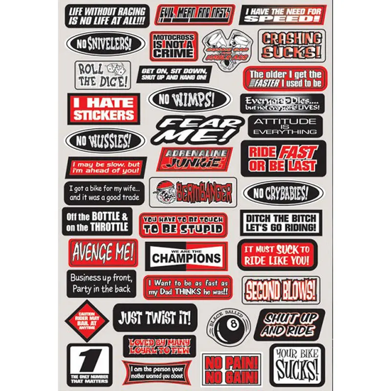 FACTORY EFFEX  Fun Phrases Sticker Kit