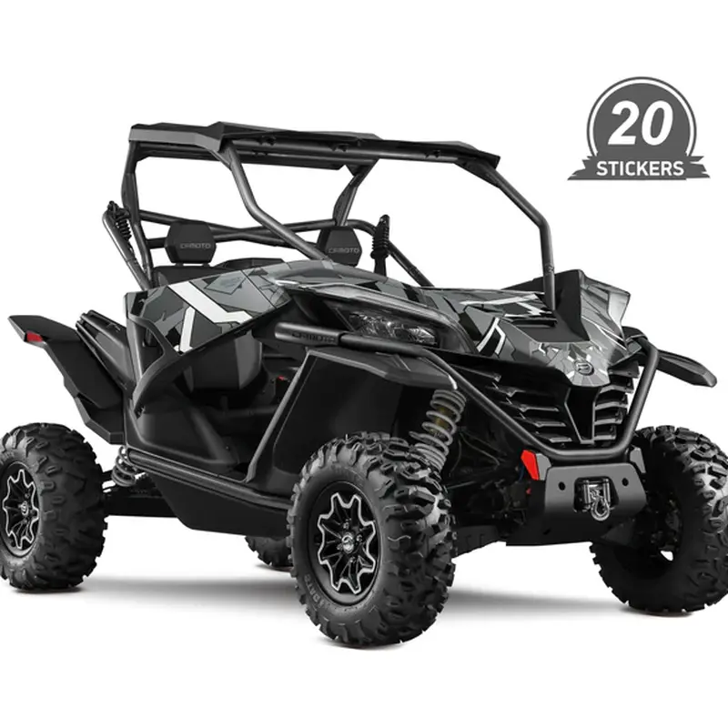 Dekalkit CFMOTO ZFORCE 1000 SPORT Svart/Gr