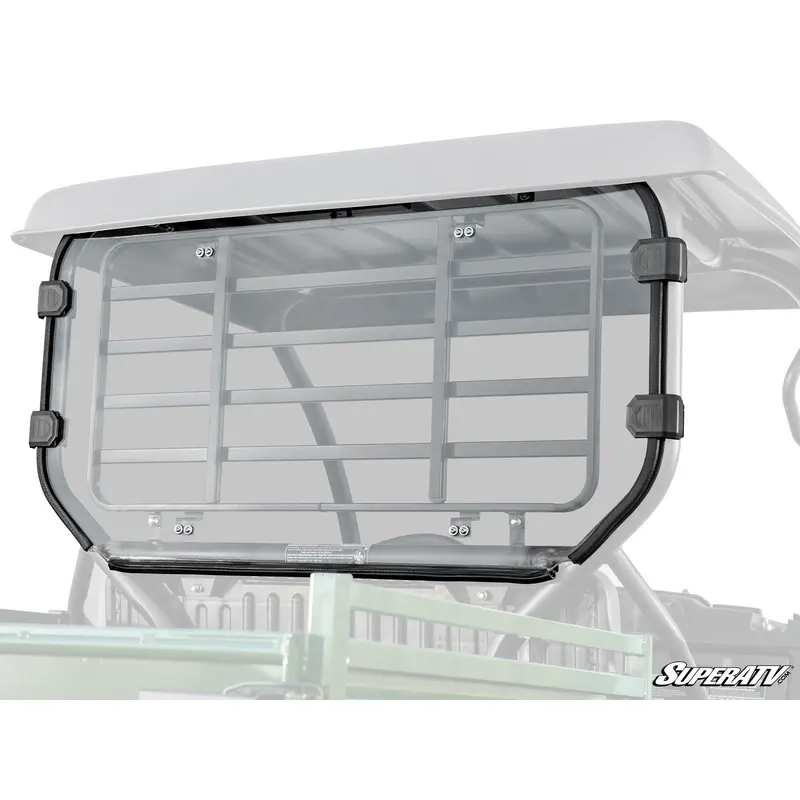 SuperATV Kawasaki Mule SX Rear Windshield RWS-K-MULE-SX-76