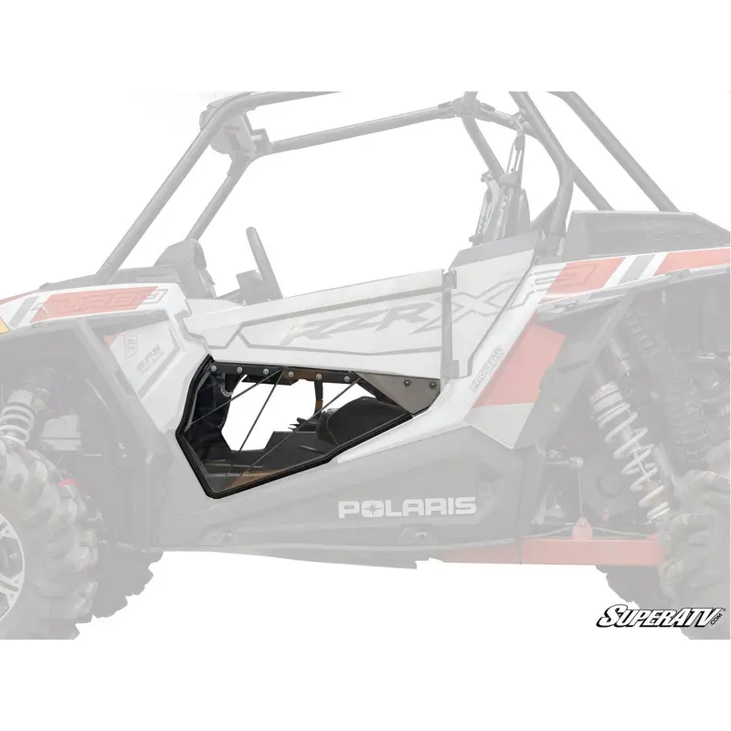 SuperATV Polaris RZR XP Turbo S Clear Lower Doors
