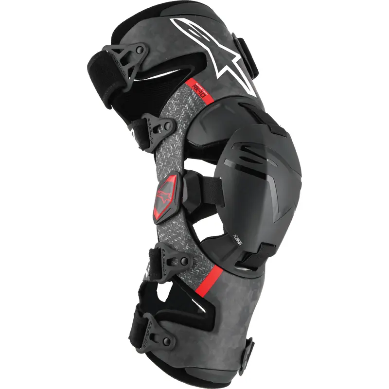 Supertech Rk 10 Plasma Knee Brace Black/Red Lg