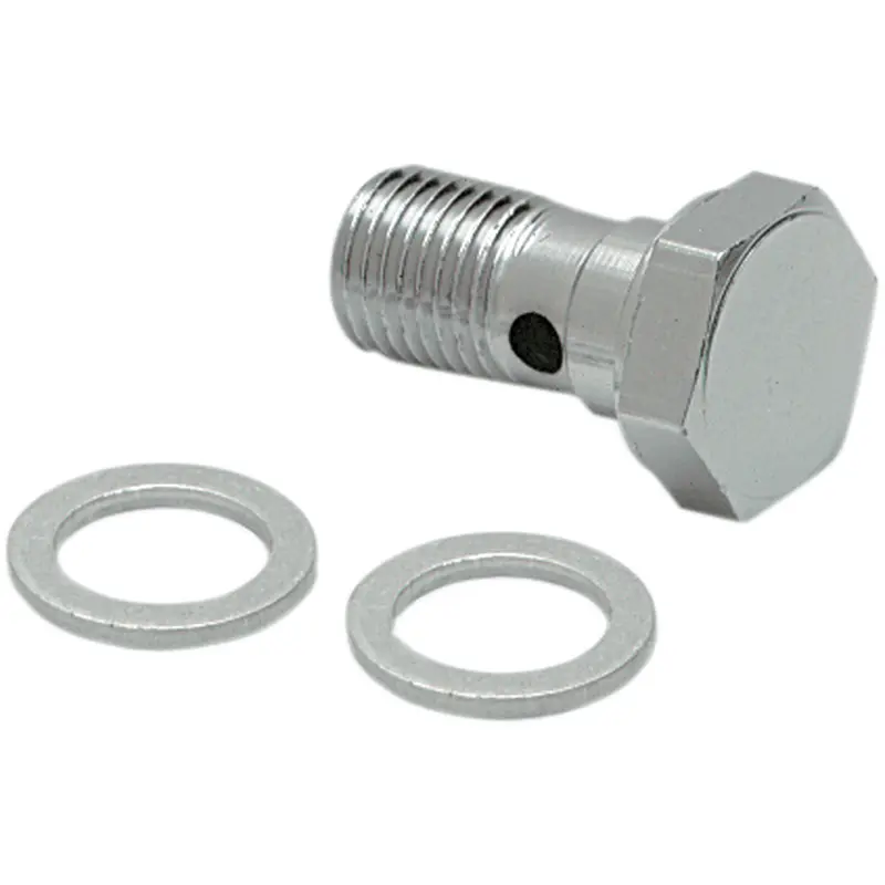 DRAG SPECIALTIES Banjo Bolt - 3/8"-24 x 3/4" Minus Head 107