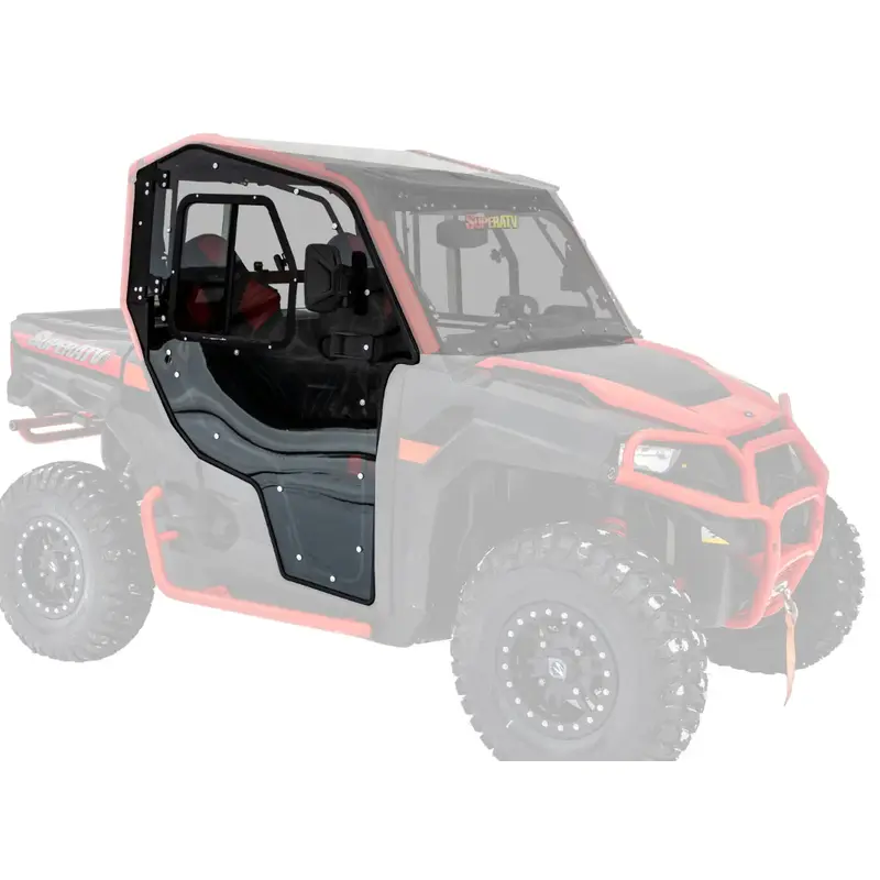 POLARIS GENERAL CAB ENCLOSURE DOORS CLEAR, SUPER ATV DOOR-P-GEN-001-72