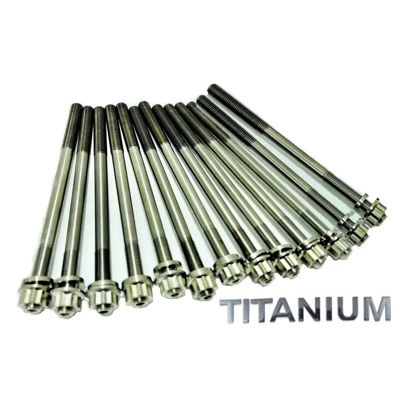 Suzuki GSXR1100W GSXR 1100W Titanium Head Studs Grade 5 Ti Stud Bolt Upgrade Kit