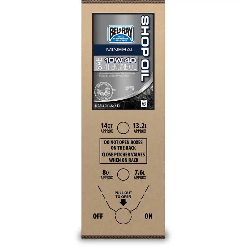Shop Mineral Engine Oil 10w40 6 Gal Bib
