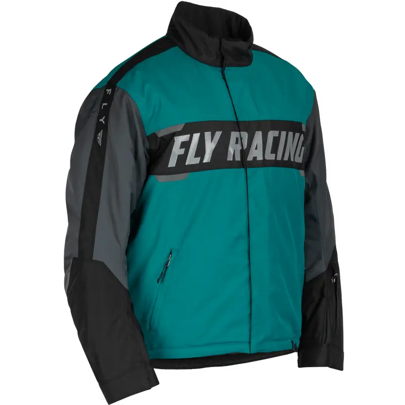 Fly Racing - Outpost Jacket Black/Teal/Orange 3x
