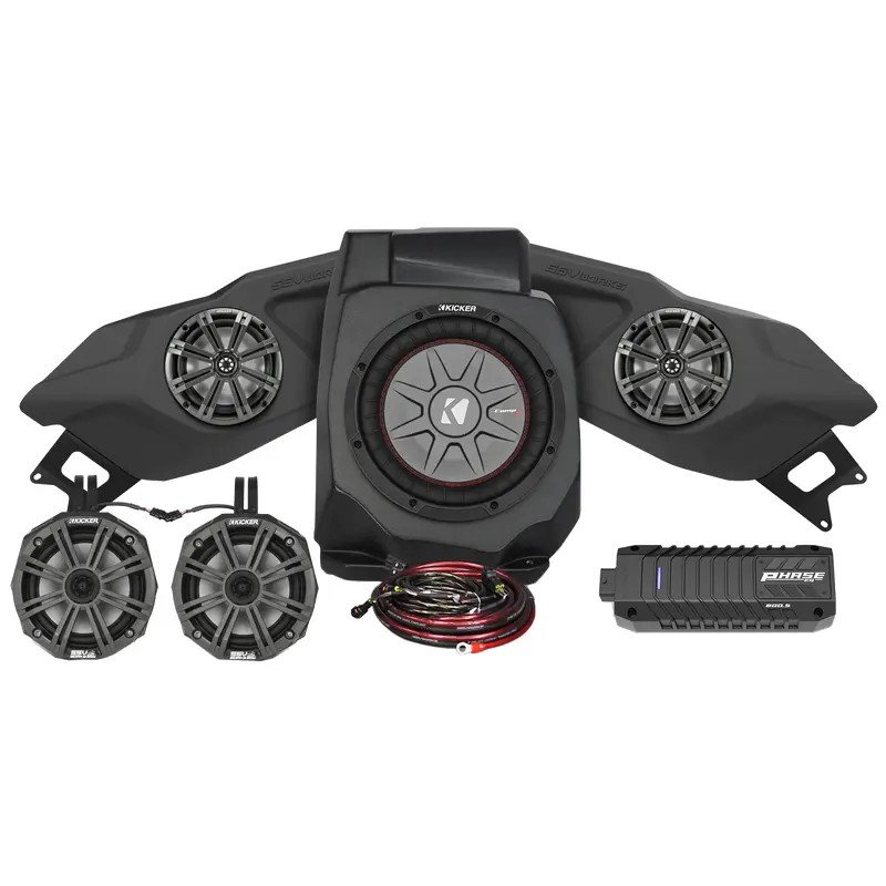 5 Speaker Plug And Play Kit Kicker Ride Command