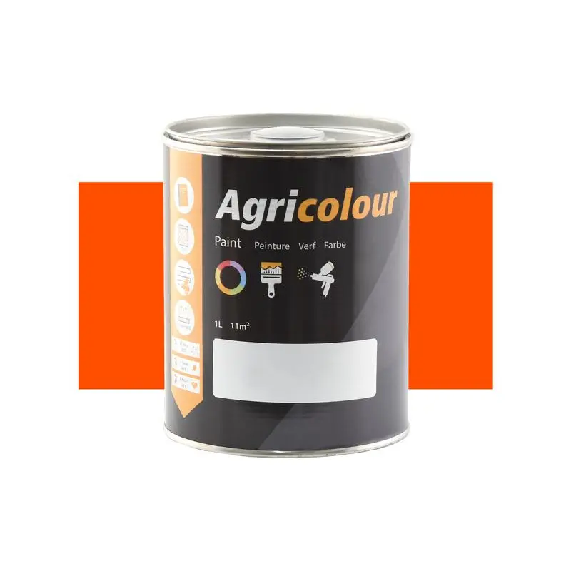 Paint - Agricolour - Orange, Gloss 1 ltr(s) Tin | Sparex Part Number: S.82435