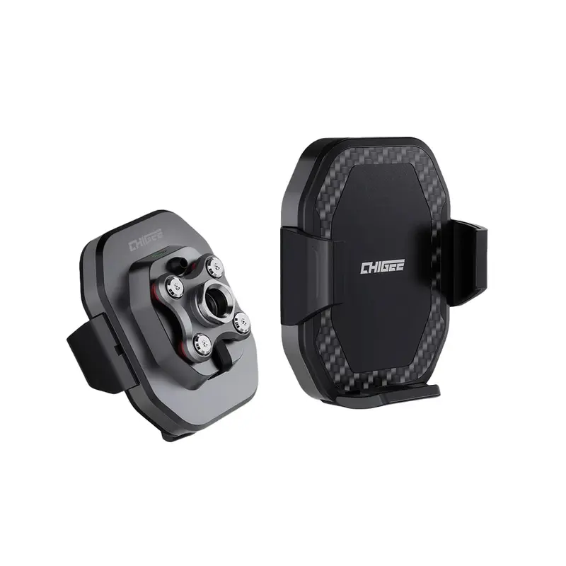 CHIGEE CG-2 PHONE HOLDER W/WIRELESS CHARGING 12MM MIRROR CLAMP