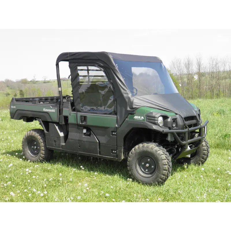 Kawasaki Pro FX - Full Cab Enclosure with Vinyl Windshield (Half Doors)