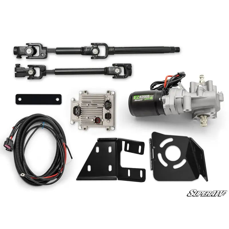 SuperATV Polaris RZR XP Turbo EZ-STEER Series 6 Power Steering Kit