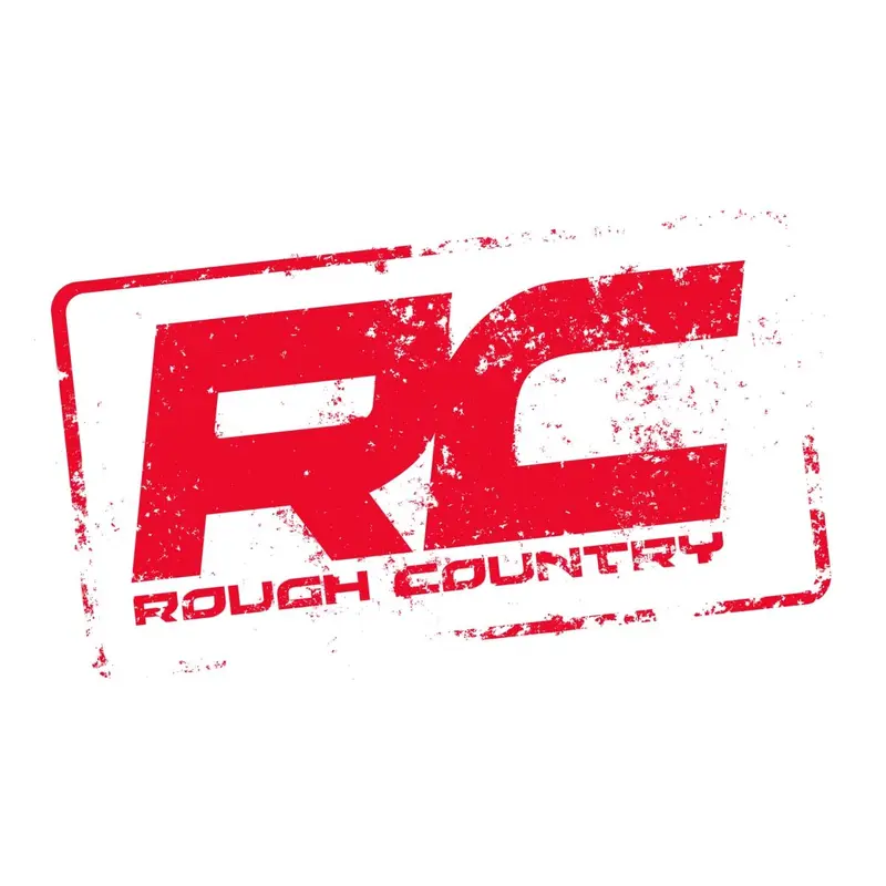 Rough Country Decal | 2.5 Inch x 4.5 Inch | Grunge Logo | 84168