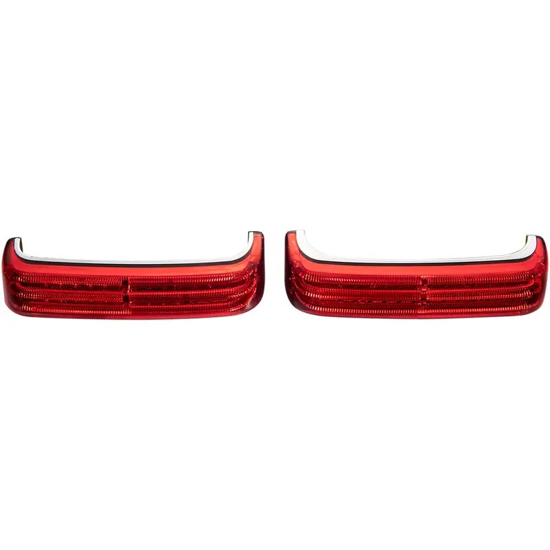 Custom Dynamics Saddlebag Lights - SS6 - Chrome/Red PB-SB-SS6-CR