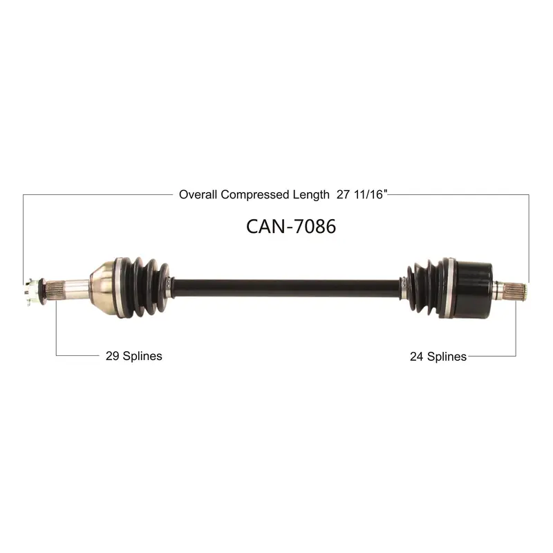 2020-2021  Can Am Defender HD10 / max CV axle shaft  rear right/left TrakMotive Can-7086
