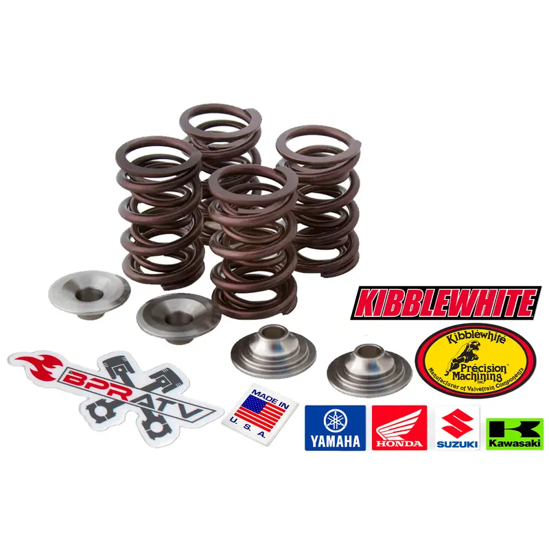 Honda ATC350X 1985 1986 Kibblewhite Valves Valve Spring Kit + Titanium Retainers
