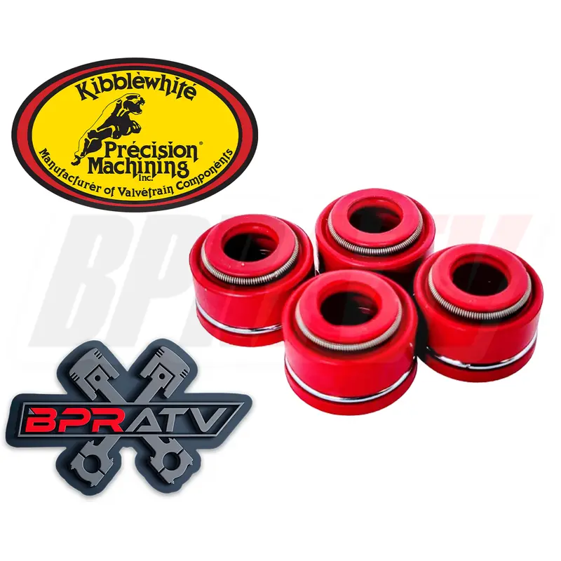 93-09 Honda TRX300EX 300EX Head Valve Stem Guide Viton RED Seals Seal Set of 4