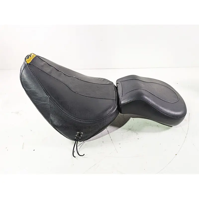 2004 Harley Softail FLSTF Fat Boy Front Rear Seat Saddle Set - Read 52218-00