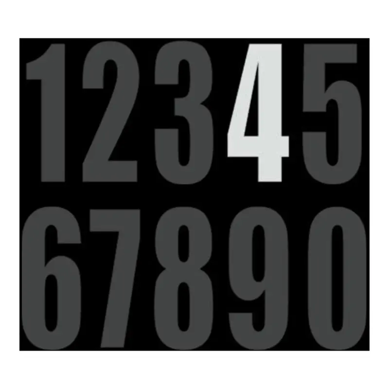 DRC Motion Standard Number MX3 White "4