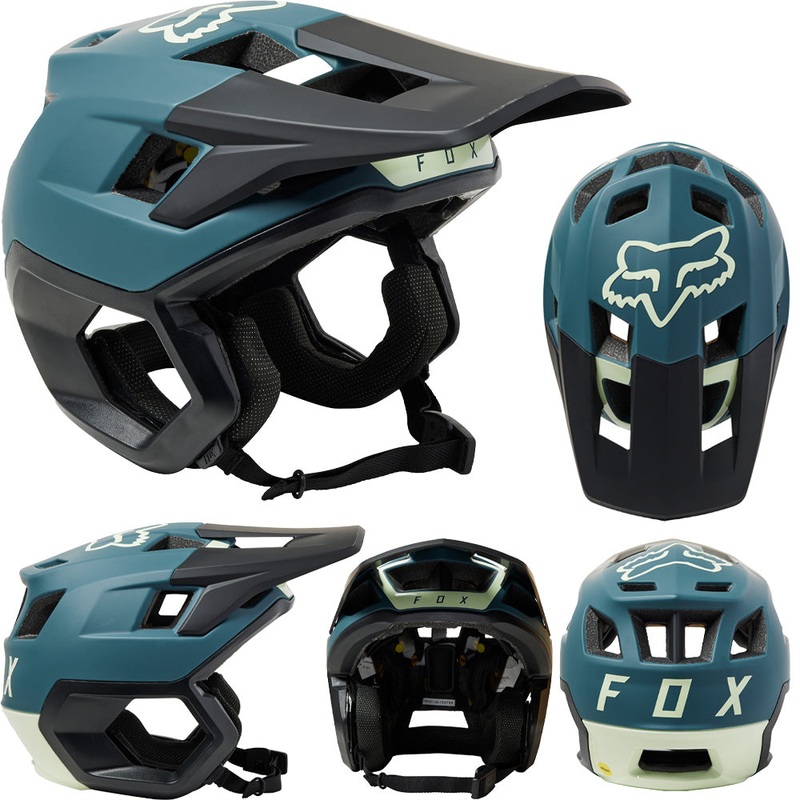 Fox Dropframe Pro MIPS Helmet - L - Rtrn Black