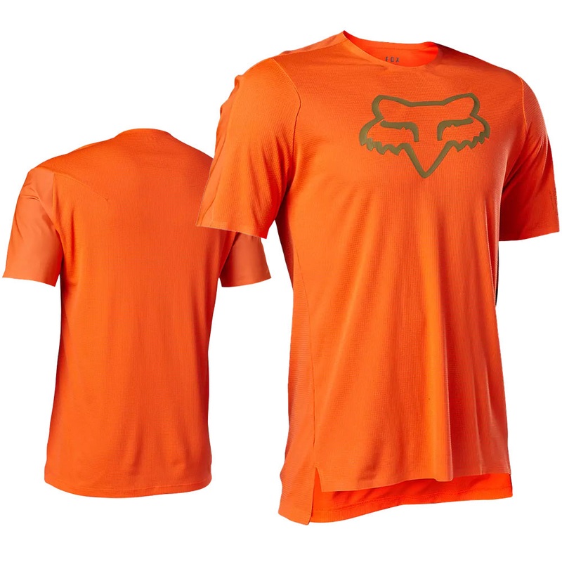 Fox Flexair Delta Short Sleeve Jersey - M - Fluroescent Orange