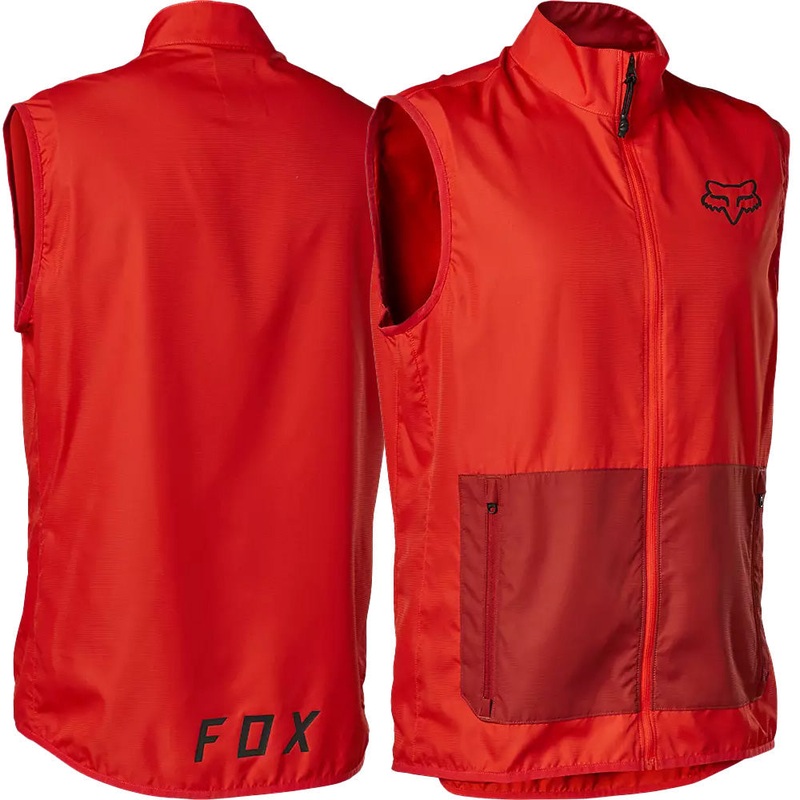 Fox Ranger Wind Vest - XL - Red Clay