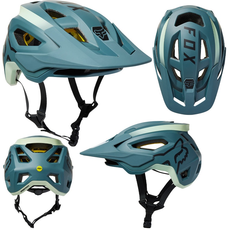 Fox Speedframe MIPS Helmet - L - Vnish Sea Foam