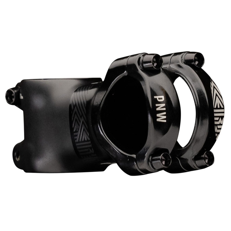 PNW Components Coast Stem With GoPro Faceplate Mount - Black - 31.8mm - 70mm x 7 Degree - 1 1-8th Inch